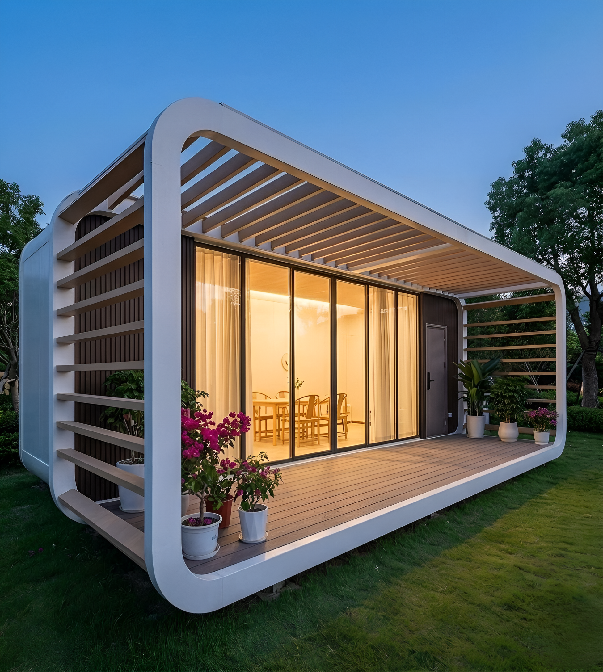 Full-Height Outdoor Terrace