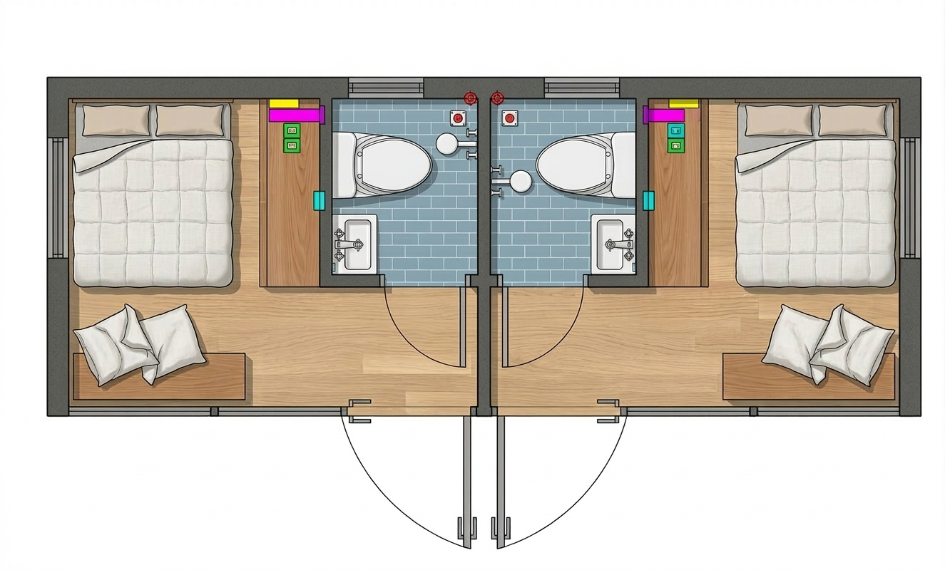 Rathmines 2-Bedroom Layout